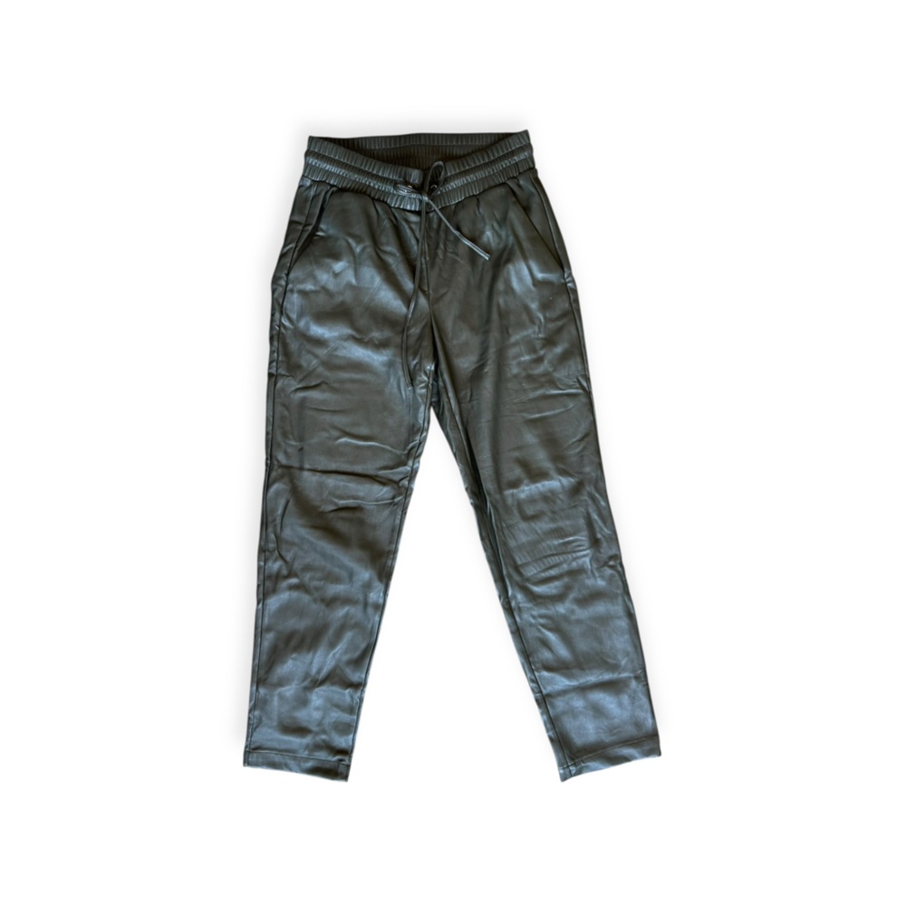 LOFT pants green stretch waist joggers casual XS pockets